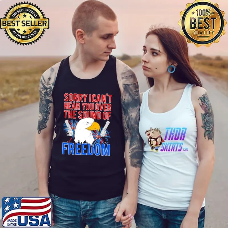 My freedom America guns bald eagles fireworks s Tank Top