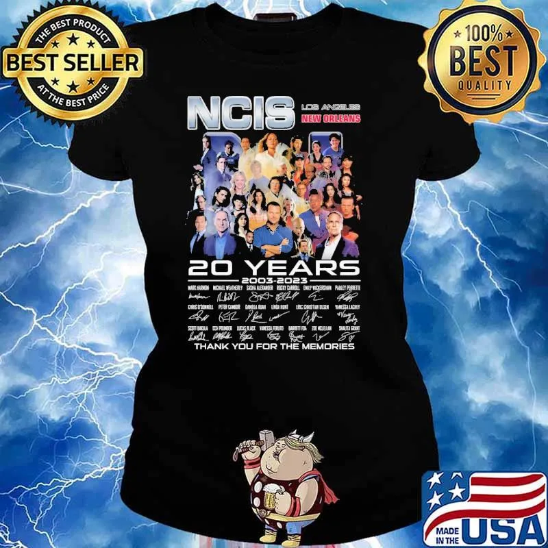 NCIS New Orlians 20 Years Shirt Ladies tee