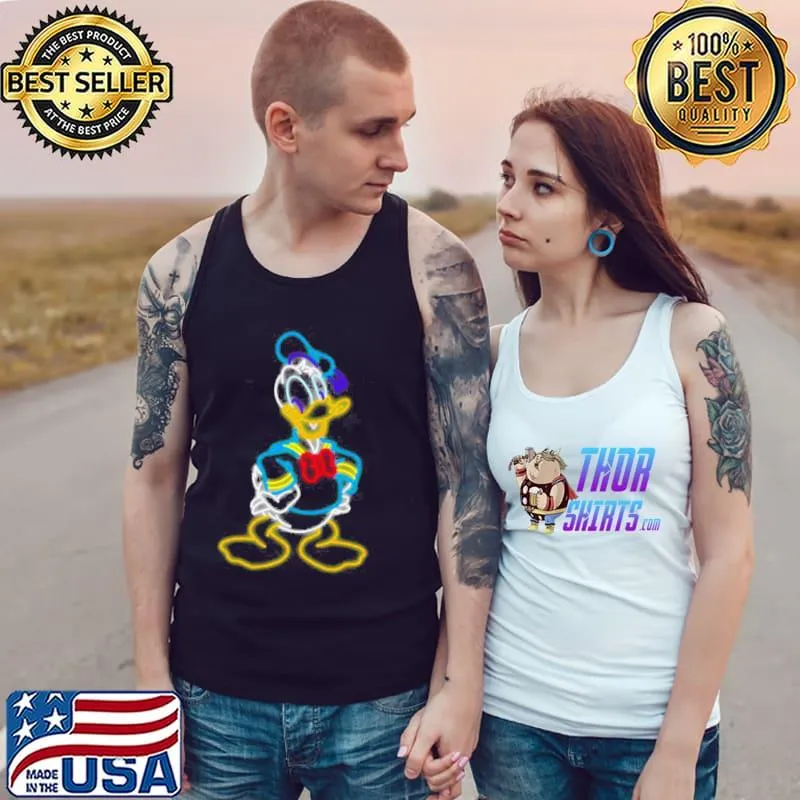Neon Donald duck s Tank Top