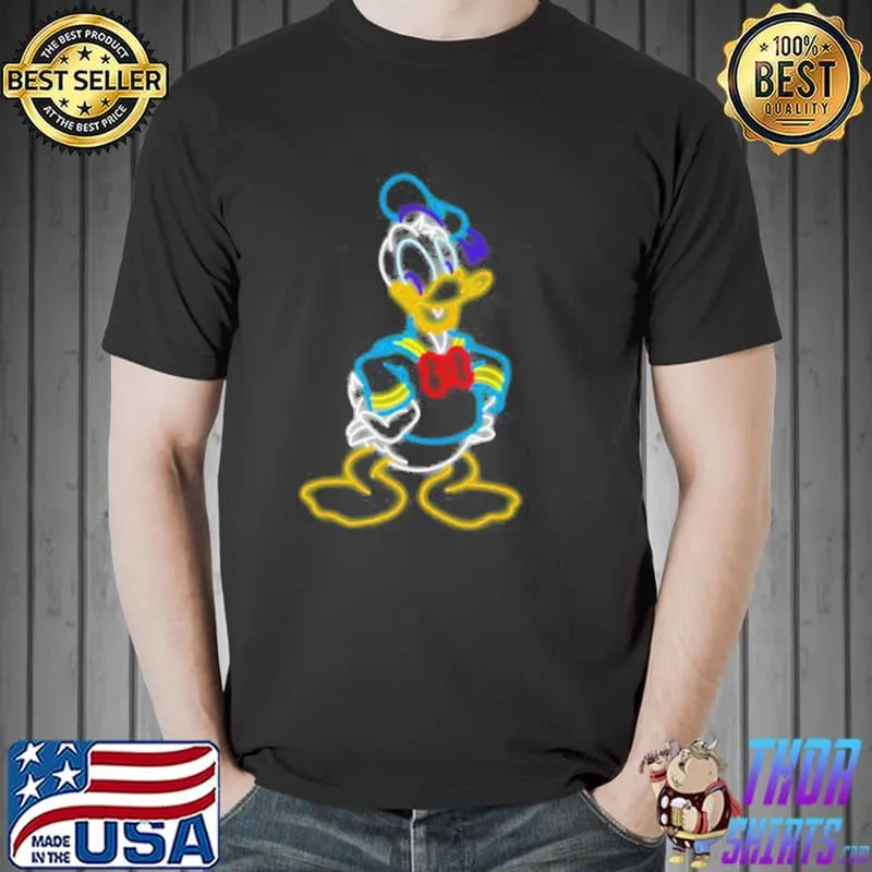Neon Donald duck shirt
