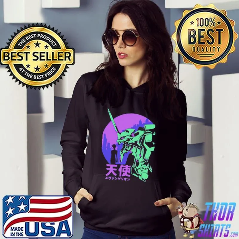 Neon genesis evangelion retro vintage s Hoodie