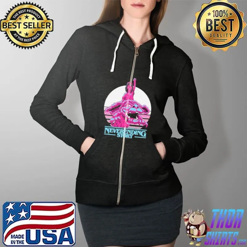 Neverending things stranger things 4 retro art s Full Zip Hooded