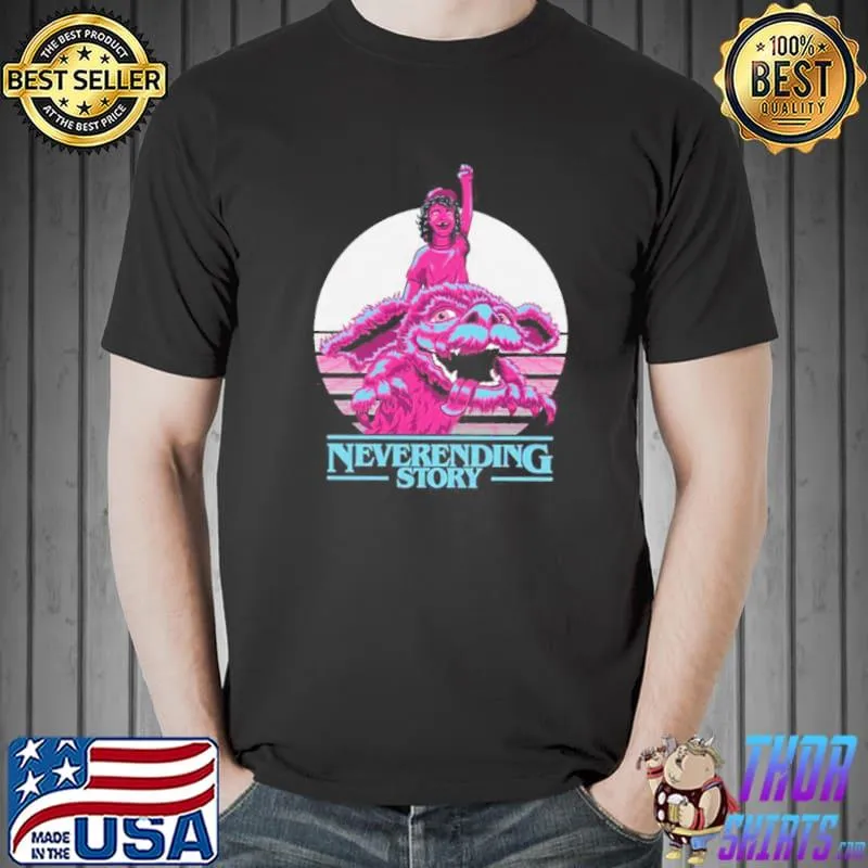 Neverending things stranger things 4 retro art shirt