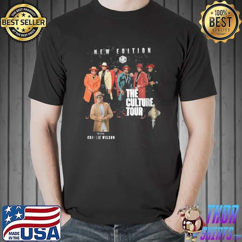 New edition the culture tour with charlie wilson shirt