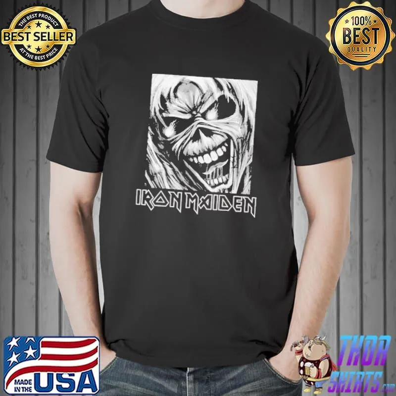 Number of the beast iron maiden band shirt