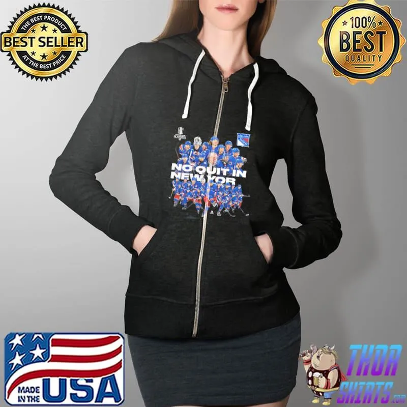 Ny rangers no quit new york rangers s Full Zip Hooded