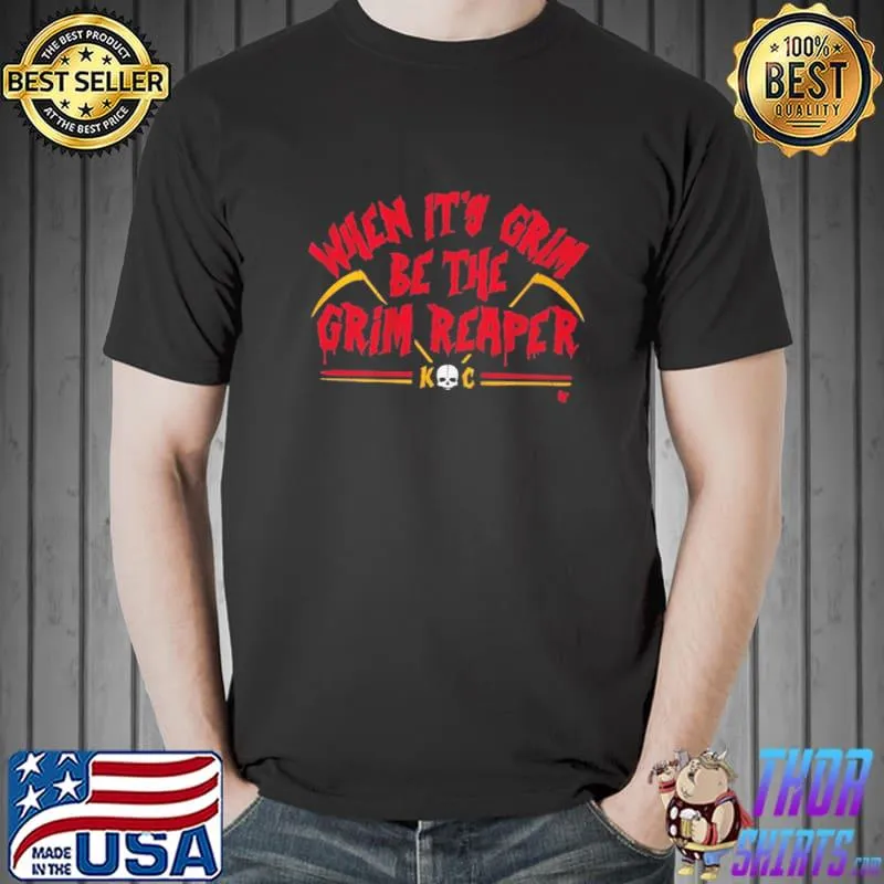 Patrick mahomes kc Chiefs grim reaper shirt