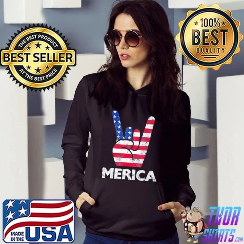 Patriotic cat happy 4th of july s Hoodie
