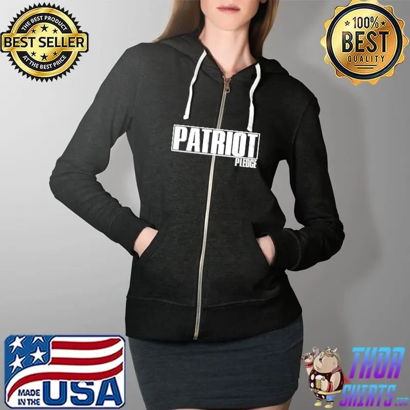 Patriots pledge logo seth anthony s Full Zip Hooded