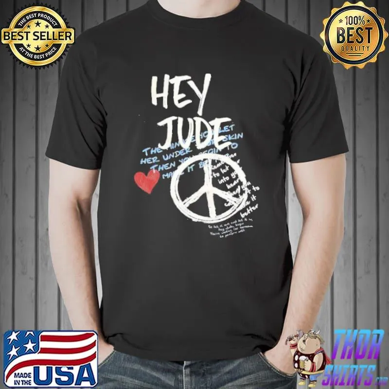 Paul Mccartney got back hey jude shirt