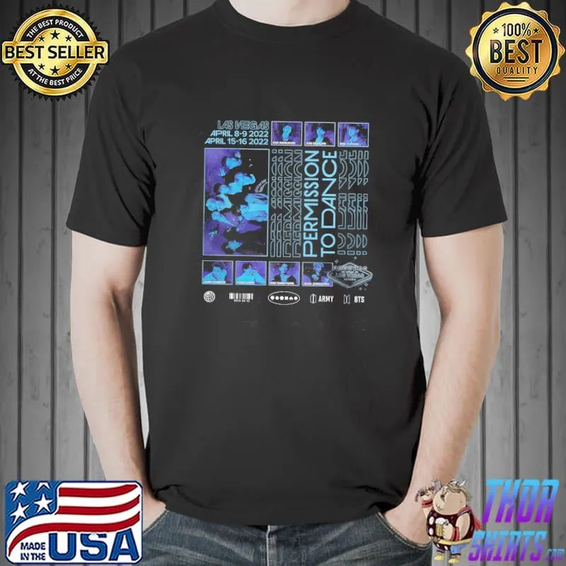 Permission to dance bt21 bangtan boys shirt