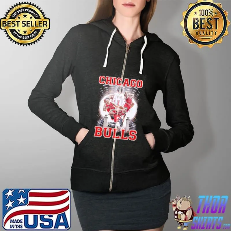Play my new game derrick rose jumpman chicago bulls s Full Zip Hooded