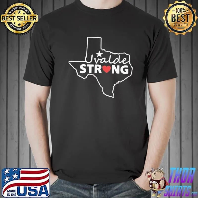Pray for uvalde strong heart shirt