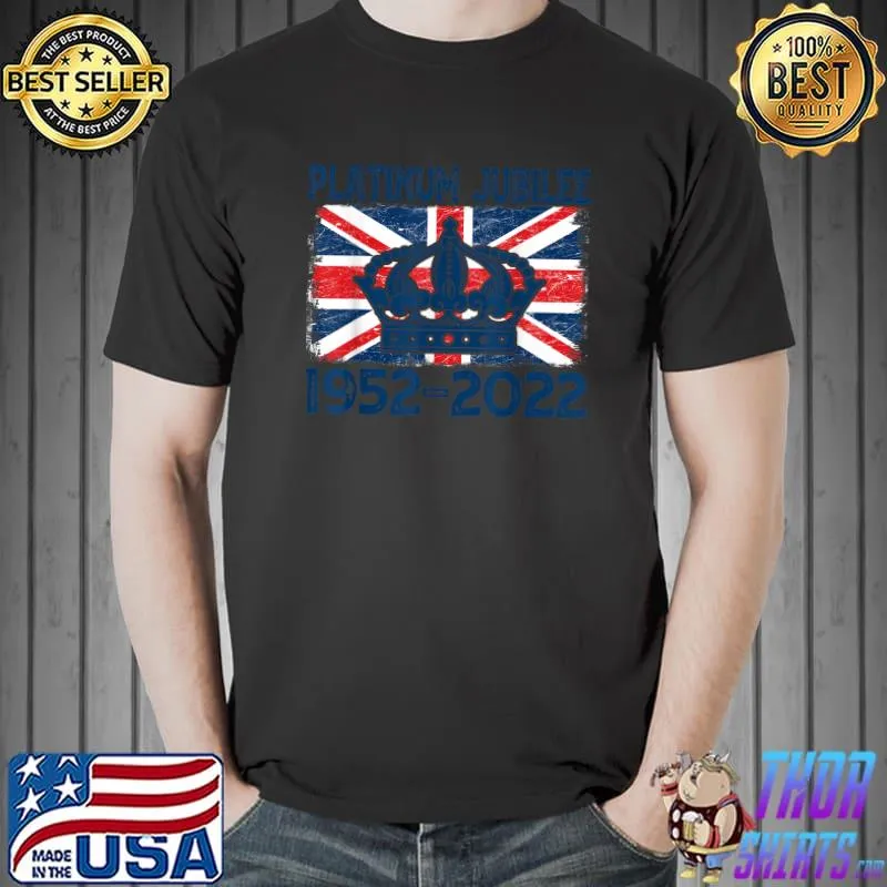 Queens Platinum Jubilee 2022 70th British Platinum Jubilee T-Shirt Unisex