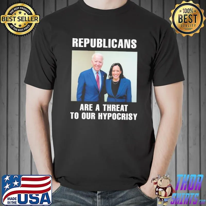 Republicans are a threat to our hypocrisy biden shirt