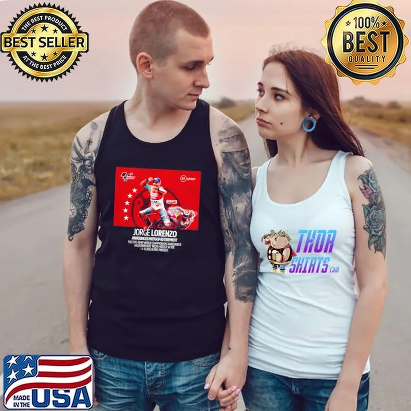 Retireman long jorge lorenzo motor racing s Tank Top