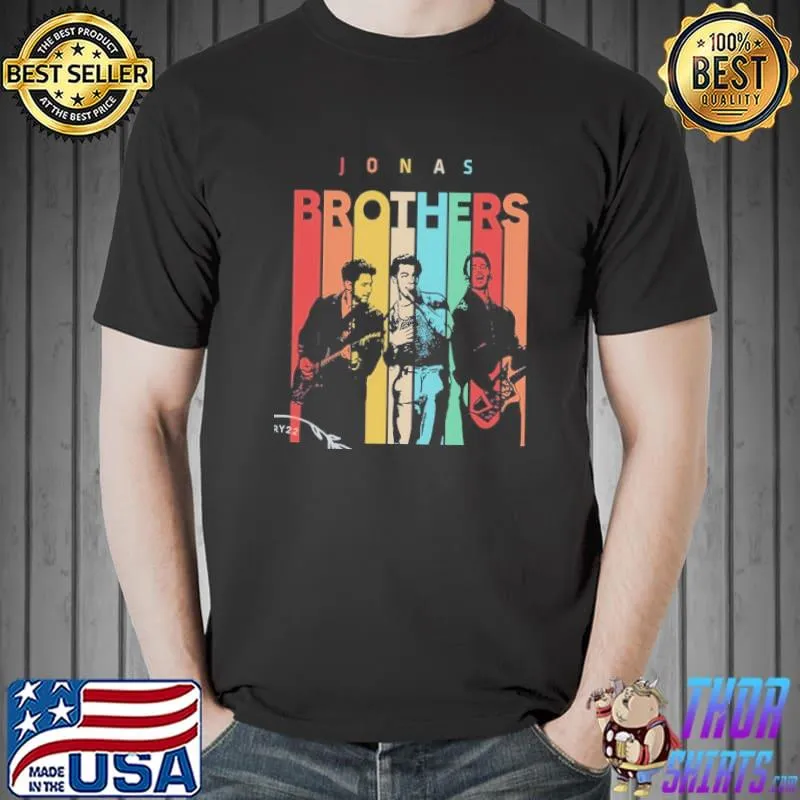 Retro jb vintage jonas brothers concert tour s Unisex