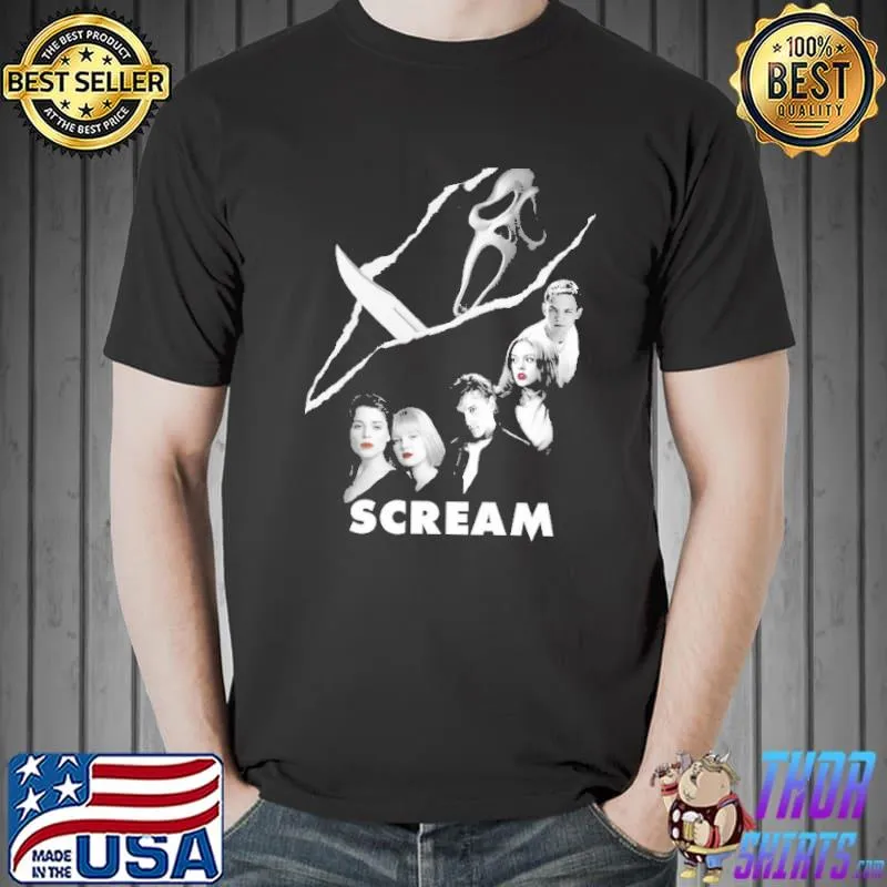 Scream ghostface characters 1996 poster shirt