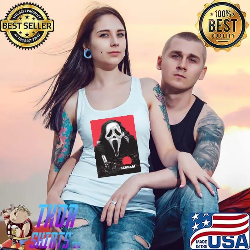 Scream movie poster ghostface s Tank Top