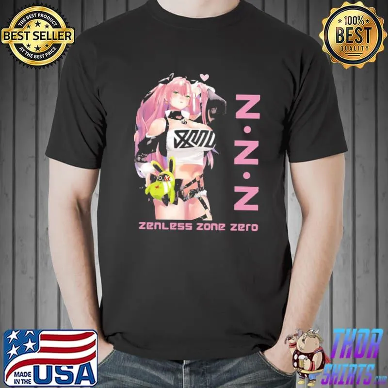 Sexy zenless zone zero zzz anime shirt