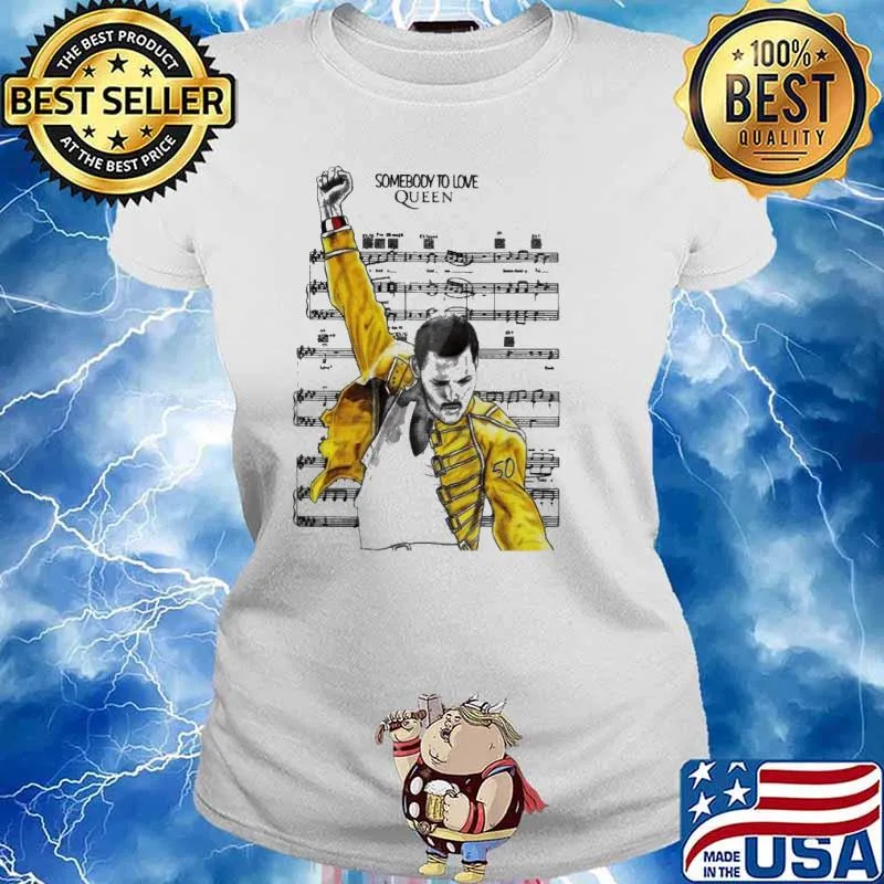 Somebody To Love Queen Freddie Purrcury Shirt Ladies tee