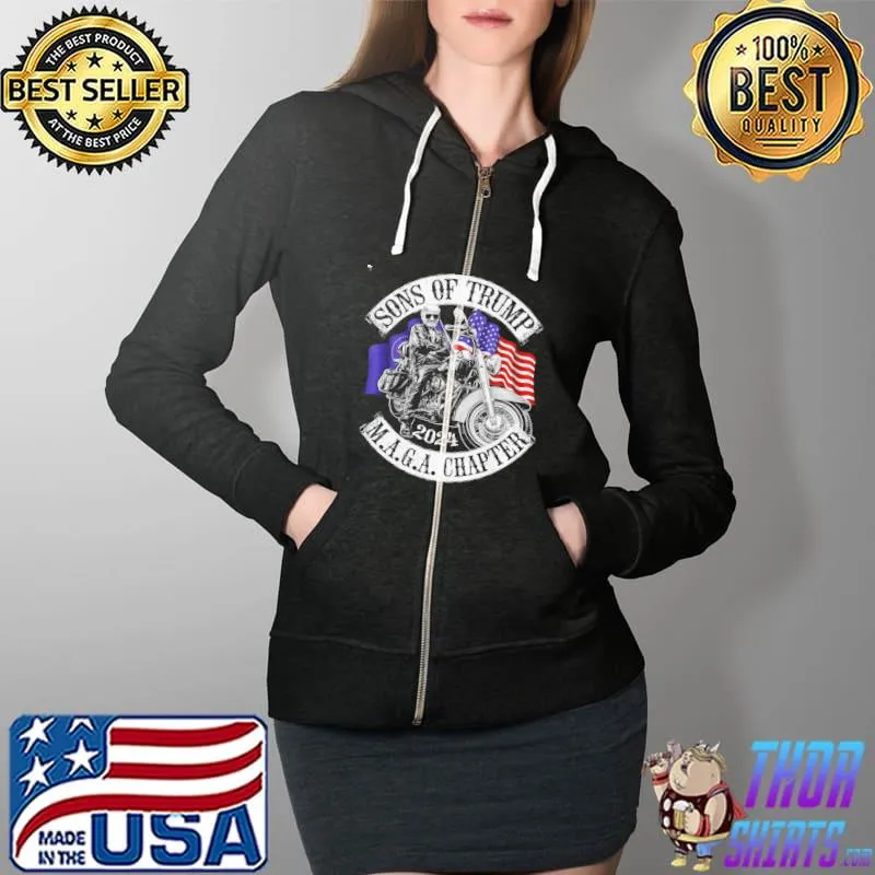 Sons Of Trump Maga Chapter Trump Shirt Full Zip Hooded
