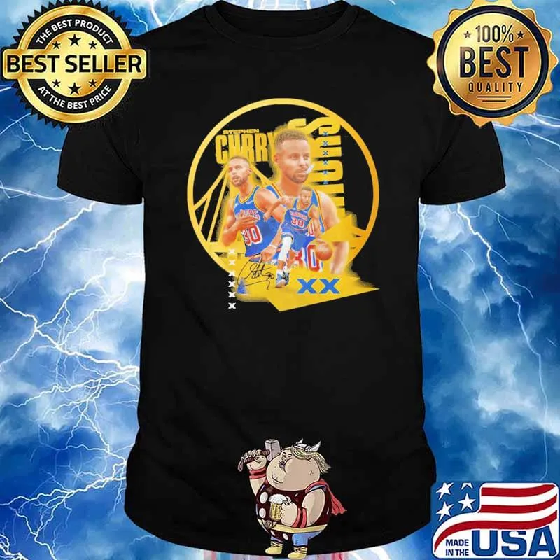 Stephen Curry 30 Golden State Warriors Signature Shirt
