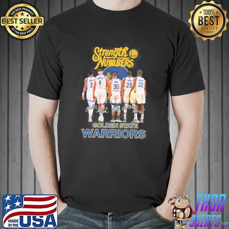 Strength Numbers Golden State Warriors Shirt Unisex