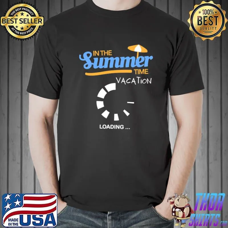 Summer vacation loading shirt