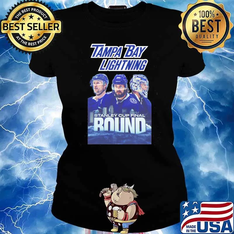 Tampa Bay Lightning Stanley Cup Final Round Shirt Ladies tee