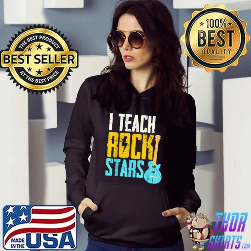 Teach Rockstars Band Orchestra Teacher T-Shirt