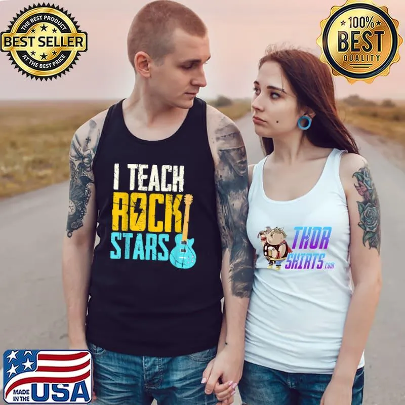 Teach Rockstars Band Orchestra Teacher T-Shirt Tank Top