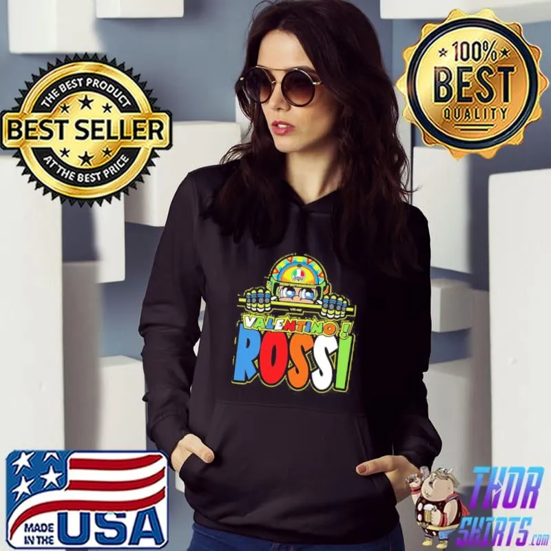 Thankyou design retirement goodbye valentino rossI motorbike racing shirt