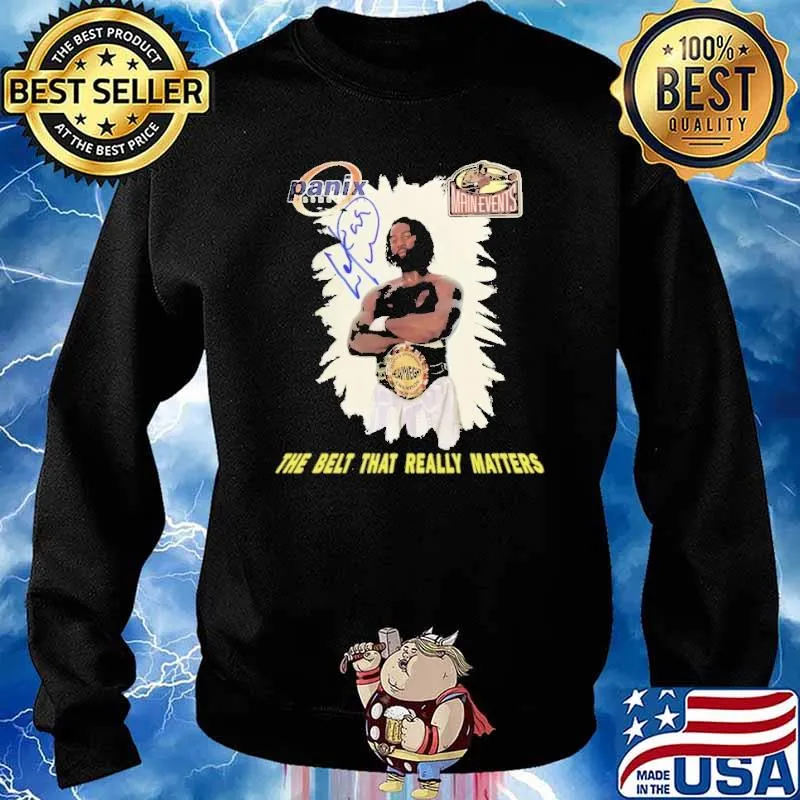The Belt That Really Matters Lennox Lewis s Sweater