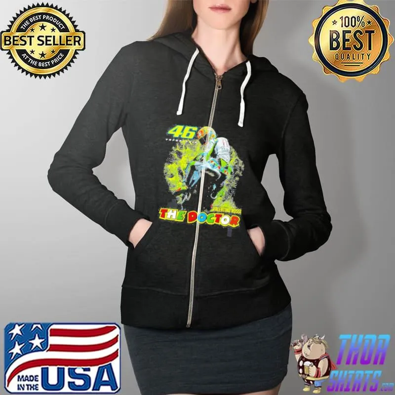 The best doctor number 46 valentino rossI motorbike racing s Full Zip Hooded