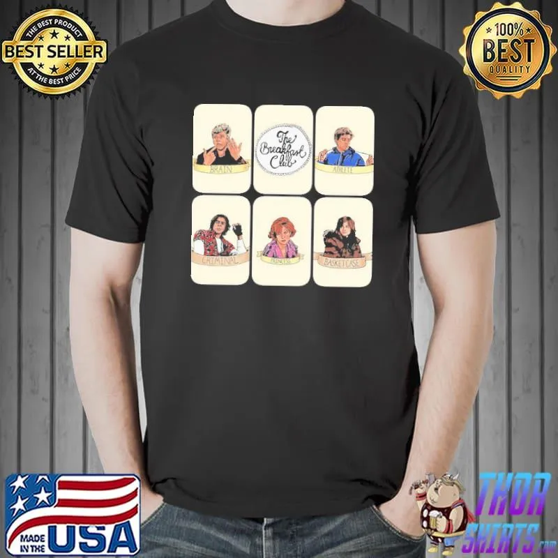 The Breakfast Club Character Art Shirt