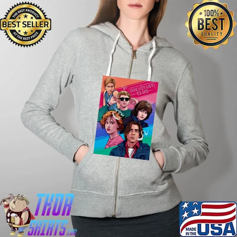 The breakfast club poster art s Full Zip Hooded