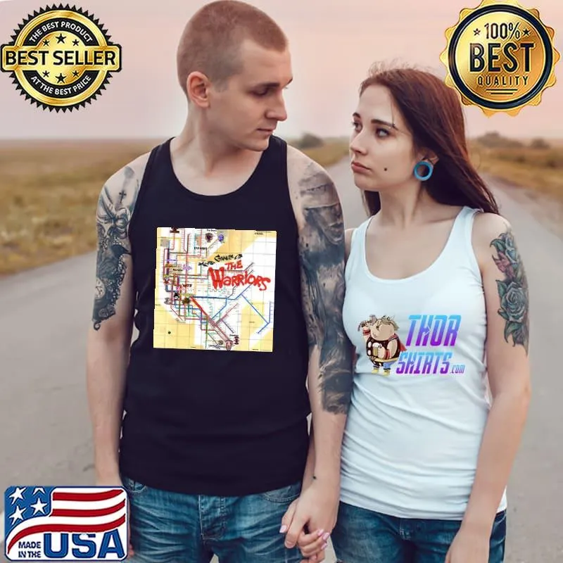 The Gangs Of The Warriors Maps Shirt Tank Top