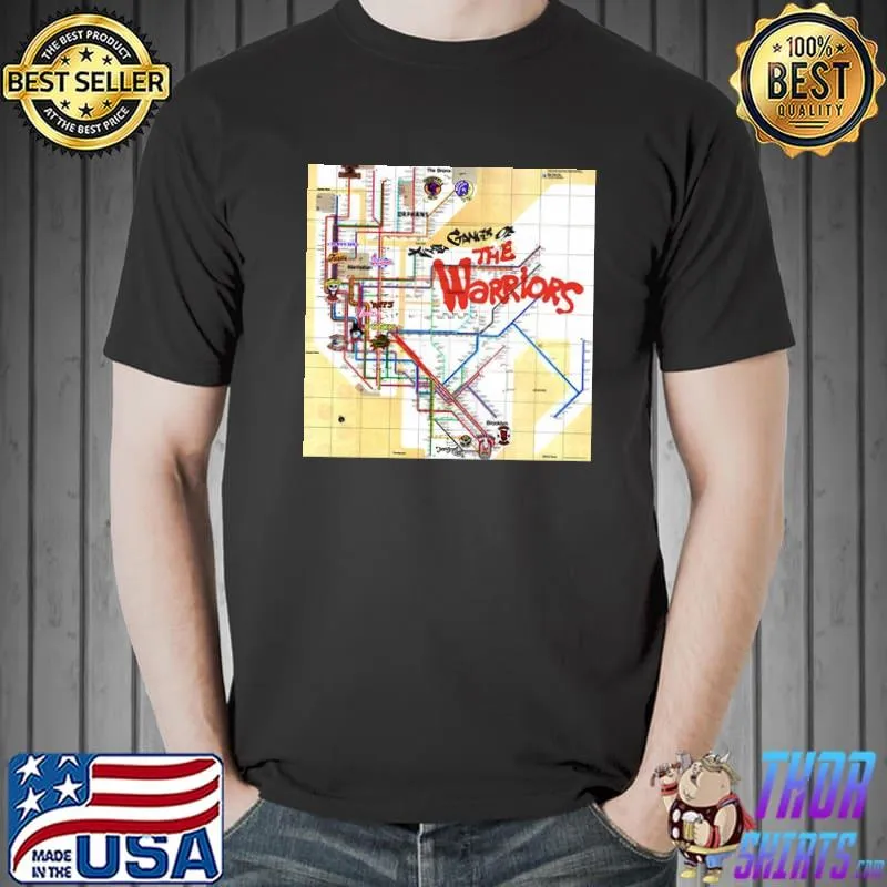 The Gangs Of The Warriors Maps Shirt Unisex
