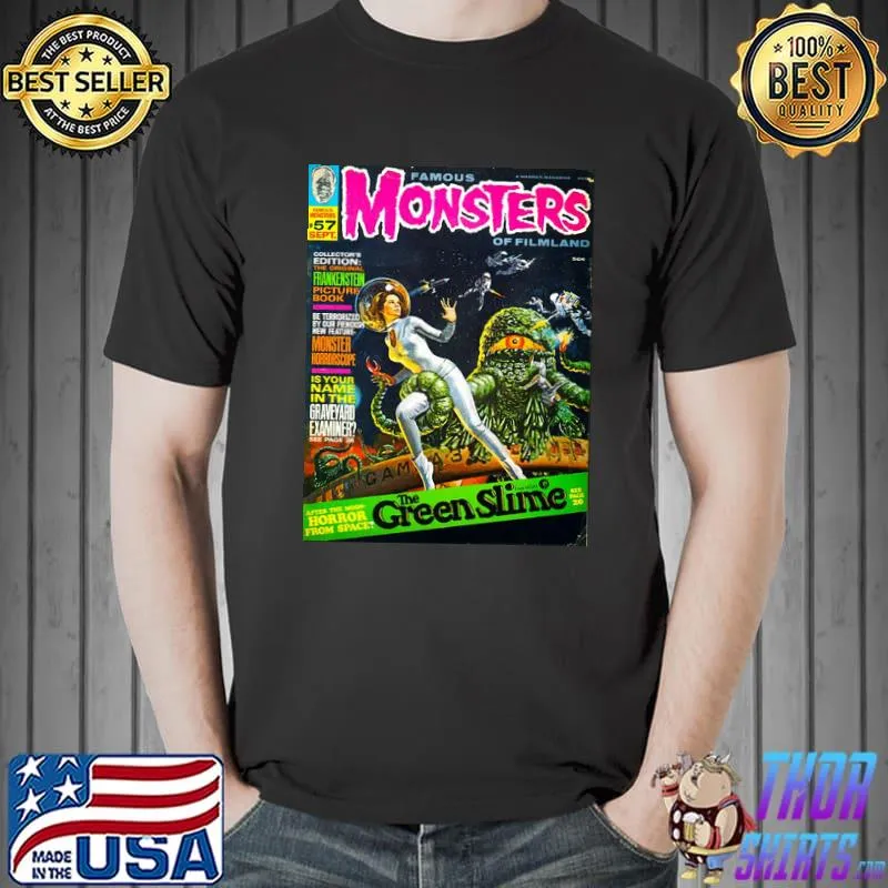 The Green Slime After The Moon Horror From Space Shirt