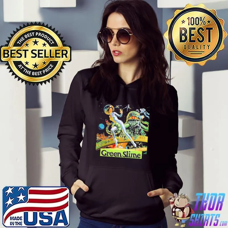 The Green Slime Octopus Planet Shirt Hoodie