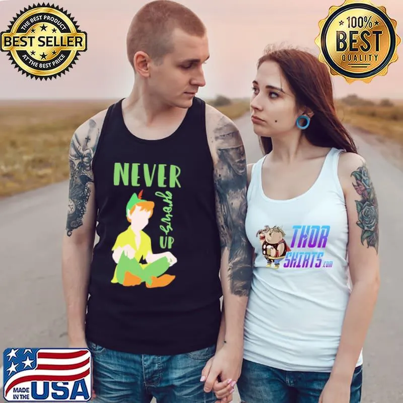 The hit never grows up peter peter pan disney s Tank Top
