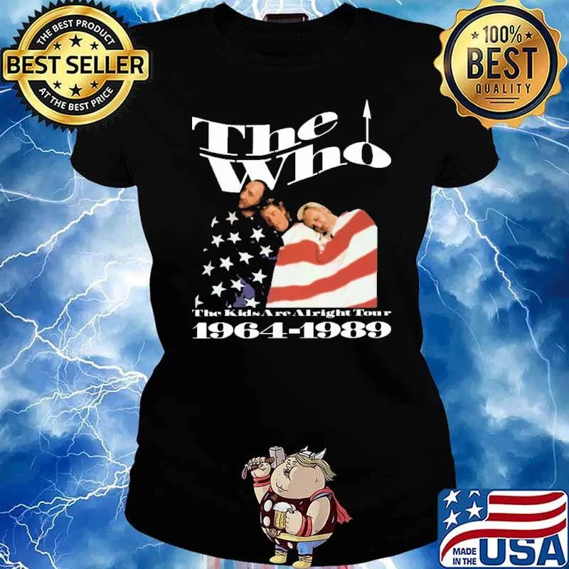 The Kids Are Alright The Who 1964 1989 Shirt Ladies tee