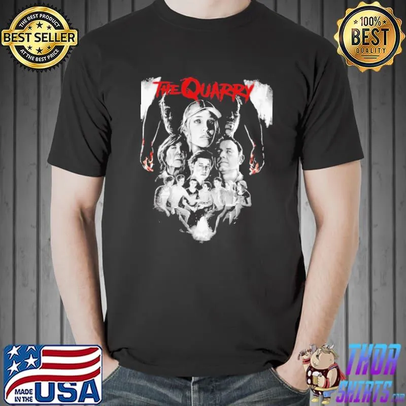The quarry horror game art shirt
