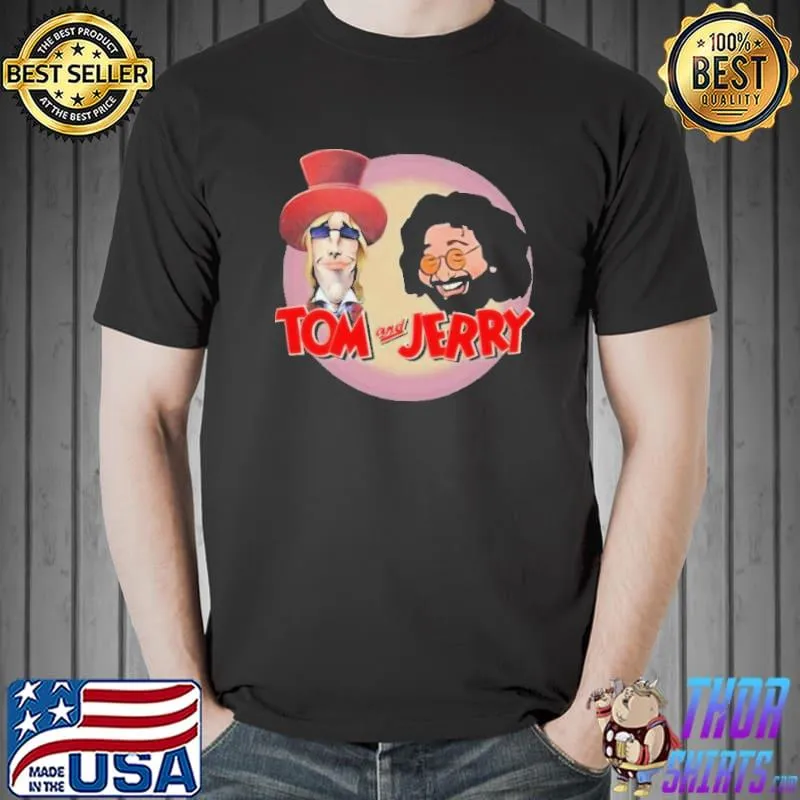 Tom petty and jerry garcia vintage shirt