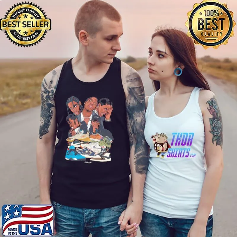 Travis scott cactus Jack 90's vintage rap shirt. Tank Top