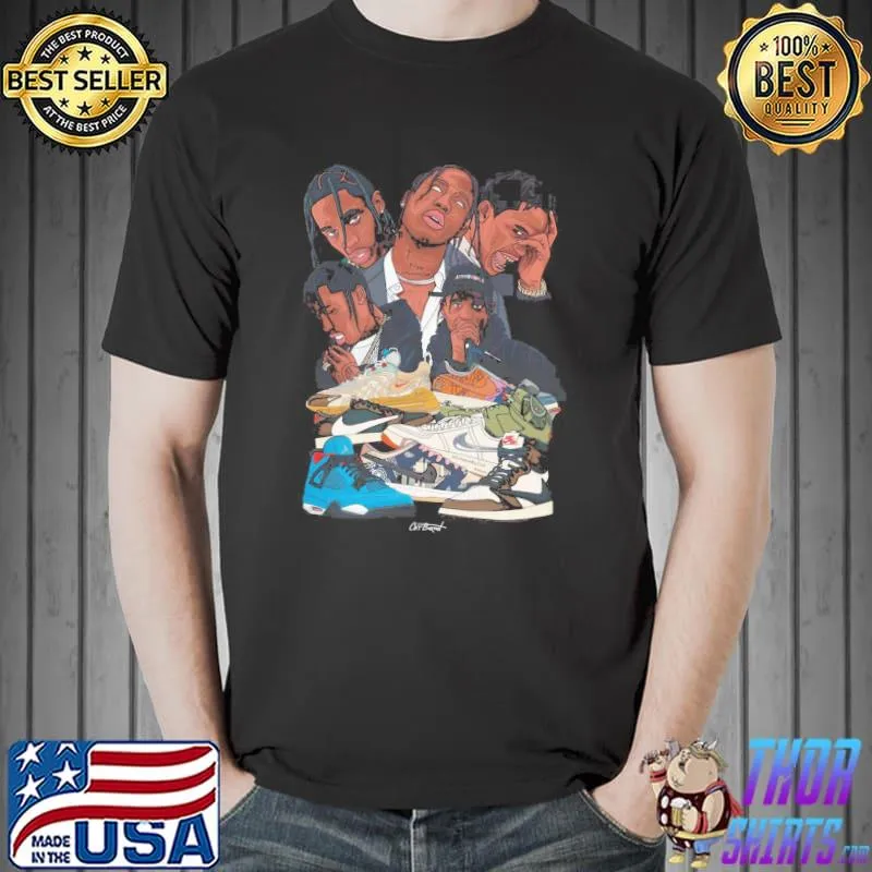Travis scott cactus Jack 90's vintage rap shirt. Unisex