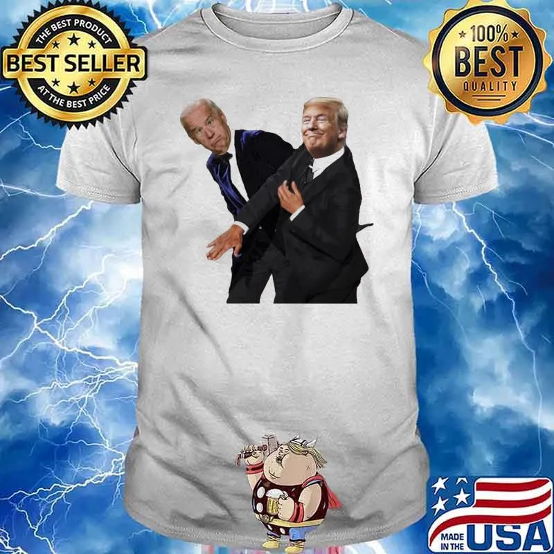 Trump slap biden will smith chris rock shirt