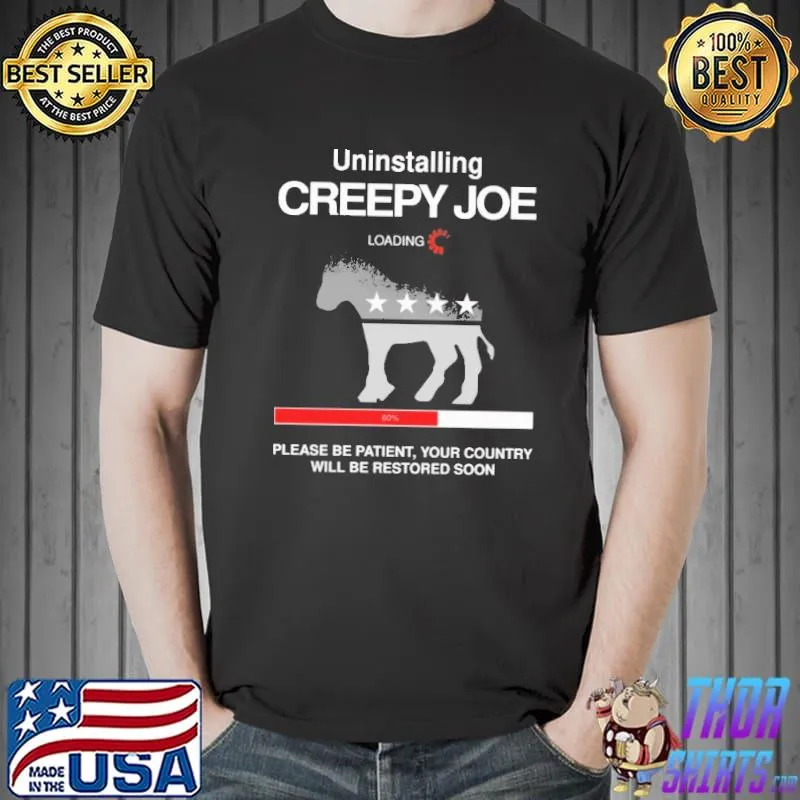 Uninstalling Creepy Joe Shirt