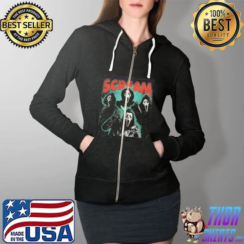 Vintage inspired scream halloween s Full Zip Hooded